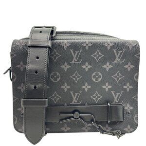 Louis Vuitton  Steamer Monogram Eclipse Messenger Bag Black